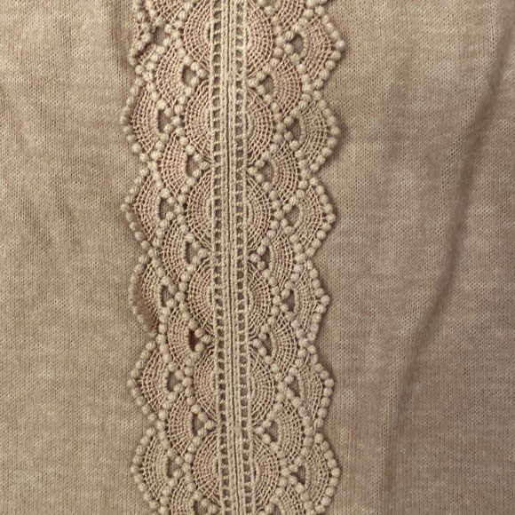 NWT Bobeau Crisscross Back 3/4 Sleeve Top in Adobe Rose - Picture 8 of 8